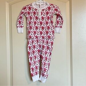 12-18M Roller Rabbit Monkey Pajamas